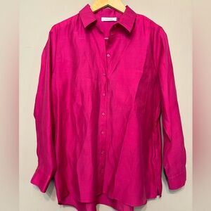 GERRY WEBER Designed in Germany Lyocell Button Down Shirt Blouse